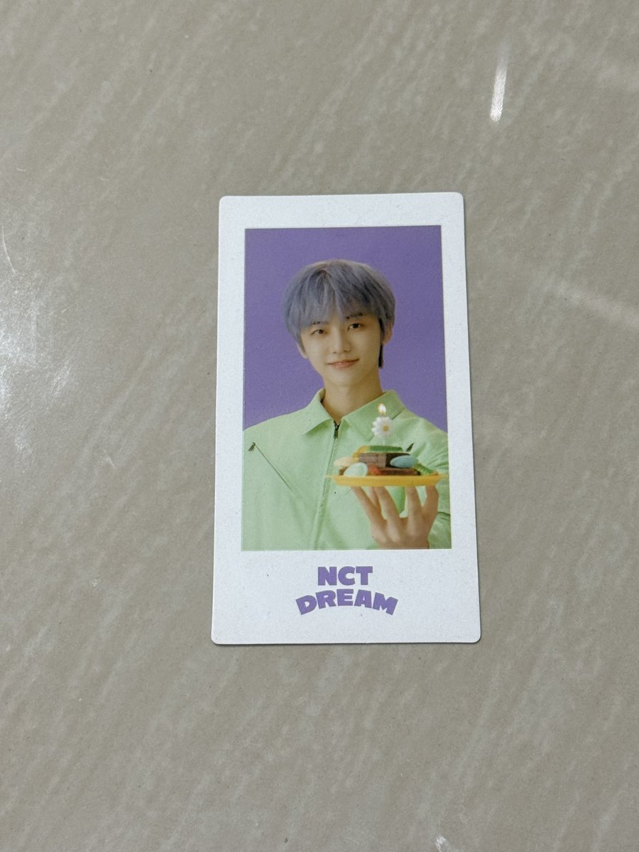 ジェミン　ポラロイド WTS // WANT TO SELL POB SG21 Polaroid photocard Jaemin 💫 INA
