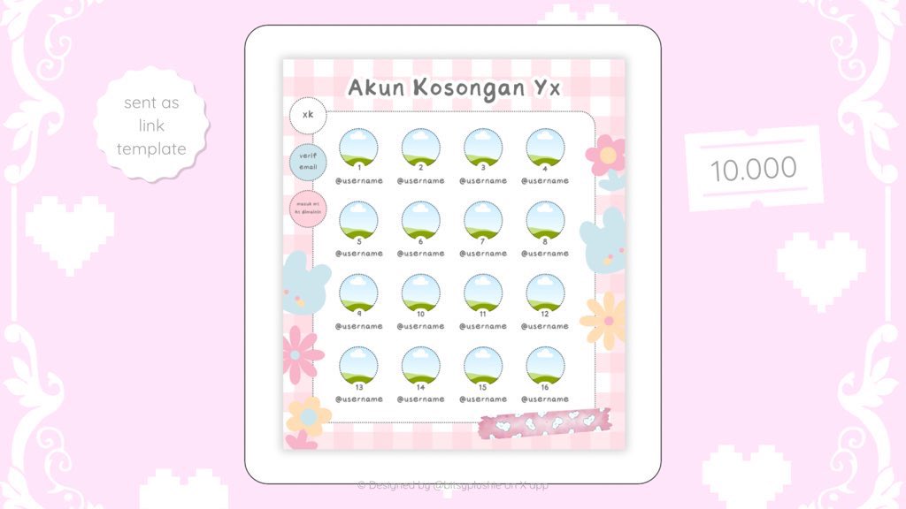 bitsyplushie's tweet image. help repost, thank you ૮ ․ ․ ྀིა

template acc / akun kosongan [ 10.000 ]
"Floral Love" — ⓘ check alt for detail

&amp;lt; #zonauang &amp;gt;