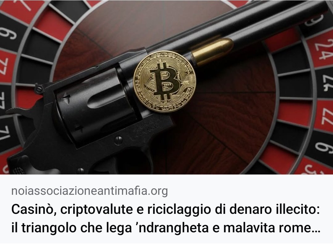 🔴 SUL NUMERO DI GENNAIO DEL MENSILE #NOI ANTIMAFIA 🔴 

🕹️ Nascosta nelle parti più oscure del web c’è una rete criminale che tra Romania, Malta e Italia controlla il gioco d’azzardo online 

👉🏻 Non perdete l’approfondimento completo, cliccate qui:
noiassociazioneantimafia.org