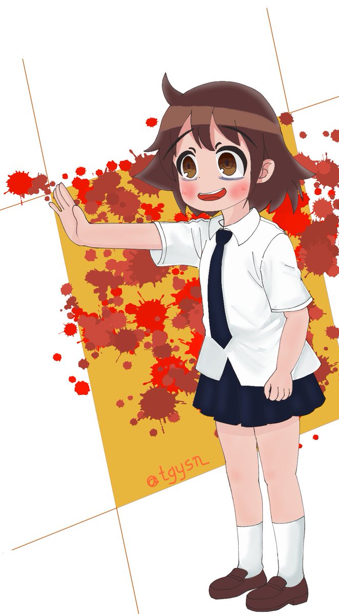 tgysn's tweet image. 「お、おはよソーニャちゃ......あっ...ごめ...ごめんね」
ちょっと病みやすなちゃん　キルミーベイベーはいいぞ