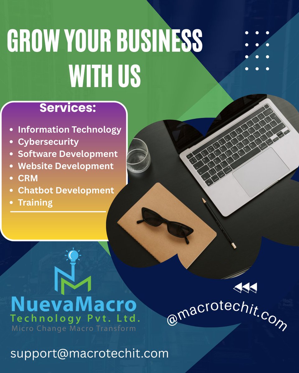 NmTech22's tweet photo. Struggling with technology? We’ve got you covered.
✅ Custom IT Services
✅ Reliable Support
✅ Innovative Digital Solutions
Helping businesses scale faster with the right tech.
🚀 Partner with us today. https://t.co/eTen51dmv6