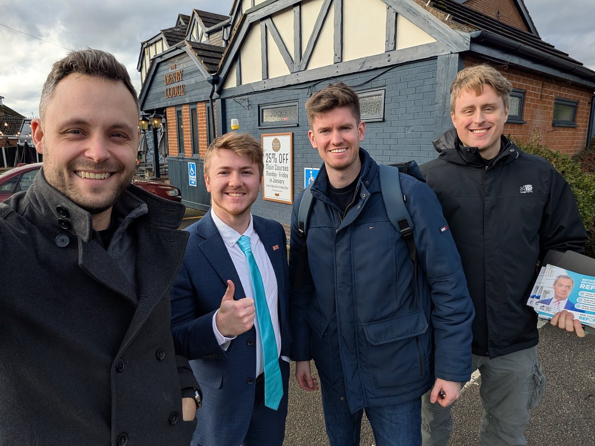 Ben_Bradley_32's tweet image. After an exciting event with @RobertJenrick in #Newark last night, along with thousands of local members and supporters, I'm in Denby in #Derbyshire this morning campaigning in a local by-election. Such a positive reception on the doorsteps from people who are excited to vote for