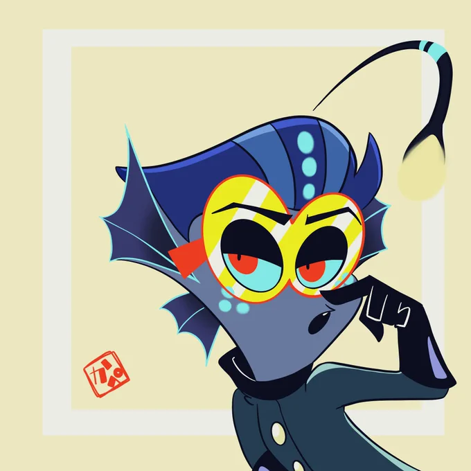 花粉 もうきてるね へーくしゅん #HazbinHotel #バクスター