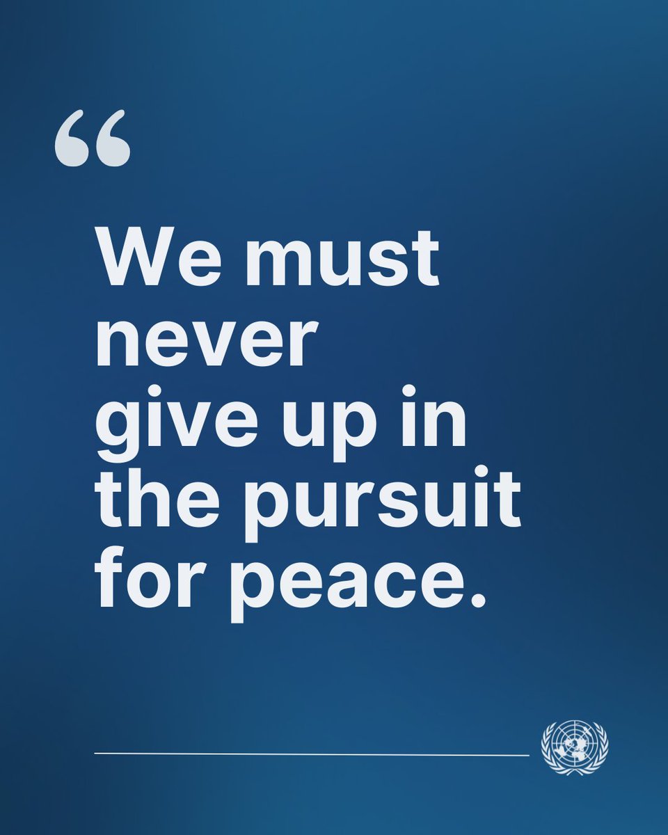 “The UN is a living promise – a promise that despite our differences, we will solve problems together.”

I couldn’t agree more with <a href="/UN/">United Nations</a> Secretary-General <a href="/antonioguterres/">António Guterres</a>.