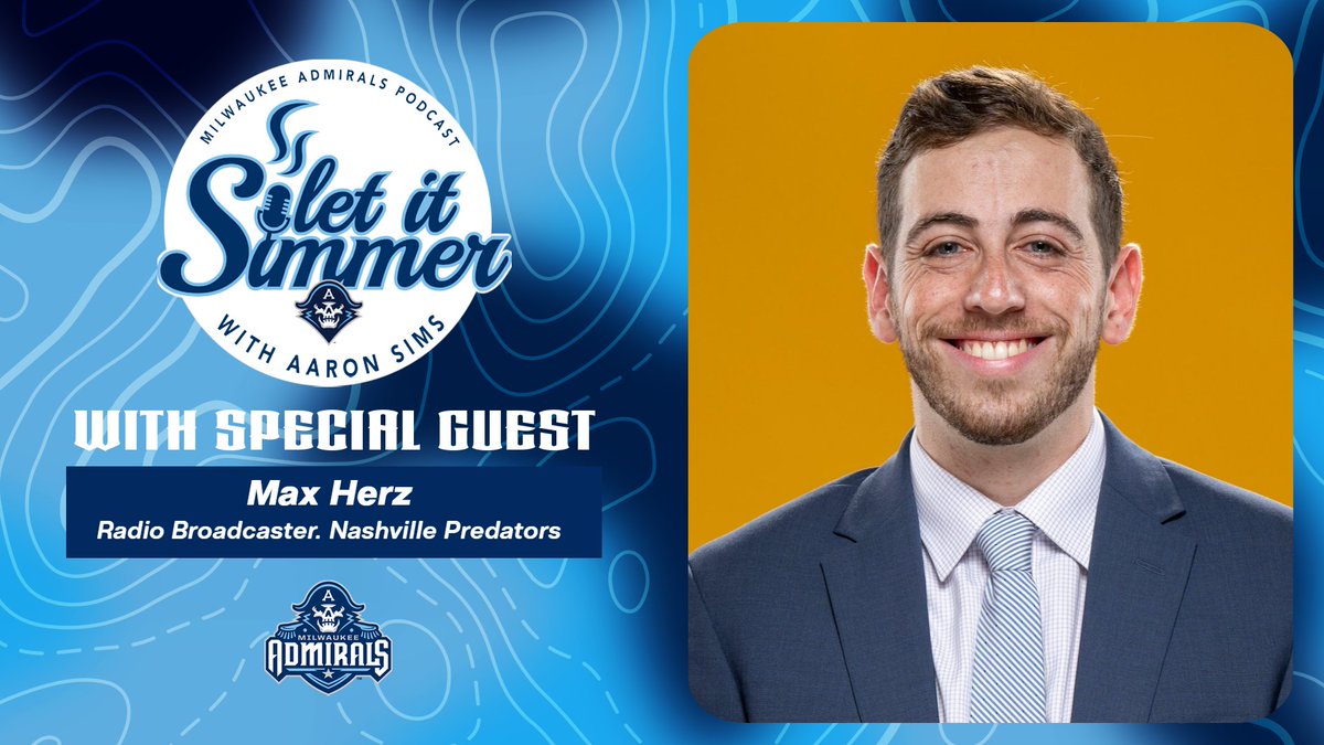 mkeadmirals's tweet image. 🎙️ New episode of "Let It Simmer," with @aaronadmirals is live!

Aaron catches up with Nashville Predators Radio Broadcaster @MaxHerzTalks and the Preds' season thus far. Then, Brian and Sammy from Sad Boy Saturday join. Finally, Three Stars!

Listen &amp;amp; subscribe now 👉…