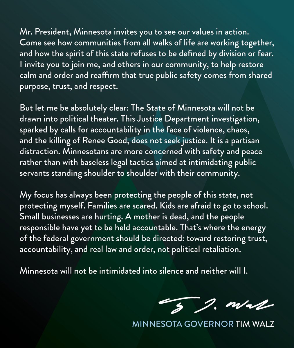 GovTimWalz's tweet image. 