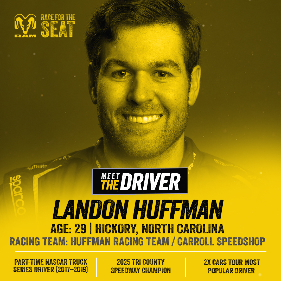 racefortheseat's tweet photo. Meet the next group chasing a seat with the @Kaulig_Trucks team 🛞

@TrevorWard77, @LandonHuffman, Ryan Gemmell, and @Tanner_Reif_43 

[ @RamTrucks #RaceForTheSeat | Premiering live on FOX | 1/25 @ 12pm ET/9am PT ] https://t.co/ye7UPKiqR7