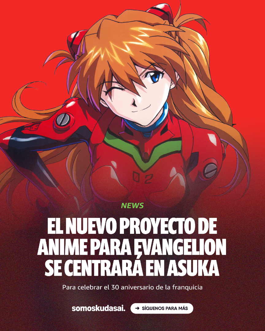 ¡NUEVO ANIME DE ASUKA! 🔴🤖
Se confirma que el CORTO ESPECIAL de Evangelion para el 30º Aniversario será protagonizado por ASUKA.

Duración: 13 MINUTOS. Supervisado por: HIDEAKI ANNO. Se proyectará exclusivamente en el YOKOHAMA ARENA este febrero. 🎞️🧬

¿Crees que este corto