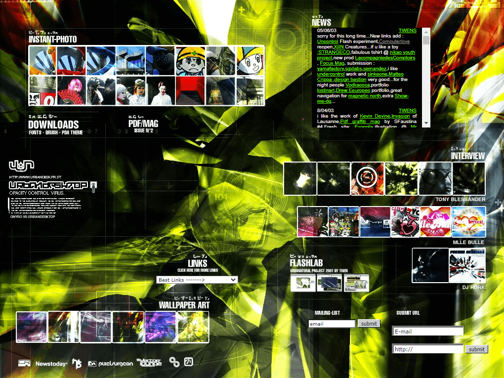 WebDesignMuseum's tweet photo. Web Design Trends in 2002 — the Golden Age of Web Design.

No frameworks. No cookies. No dark patterns.

Just vibes &amp; great graphics.

#WebDesignHistory https://t.co/e8si2vFjDE