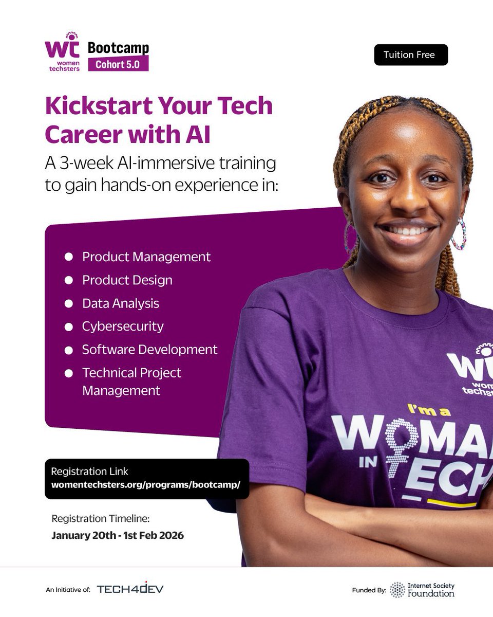 Share with the women in your lives.

womentechsters.org/programs/bootc…