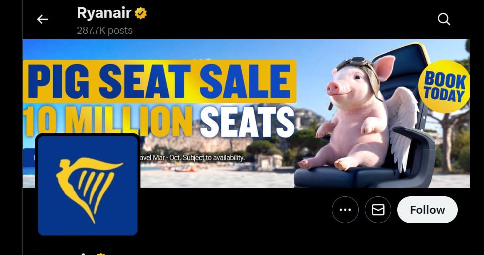 0xMo0n's tweet image. mascot of @Ryanair and under 100k? dont make sense

FXccRDPLtzUx815ETVC2ozUY5ub3Mtb42PtNM1Jmpump

FLYING AVIATOR PIG $FAP