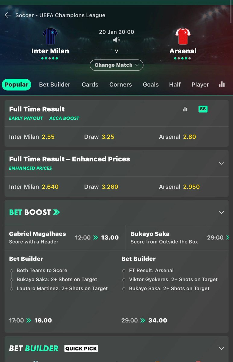 ⚽️ MAX BET

I am EXTREMELY confident

My bot will send to everyone who 𝗟𝗜𝗞𝗘𝗦 ,RT+ 𝗖𝗢𝗠𝗠𝗘𝗡𝗧𝗦
(must be following <a href="/DailyBettingPot/">DailyBetting</a>)