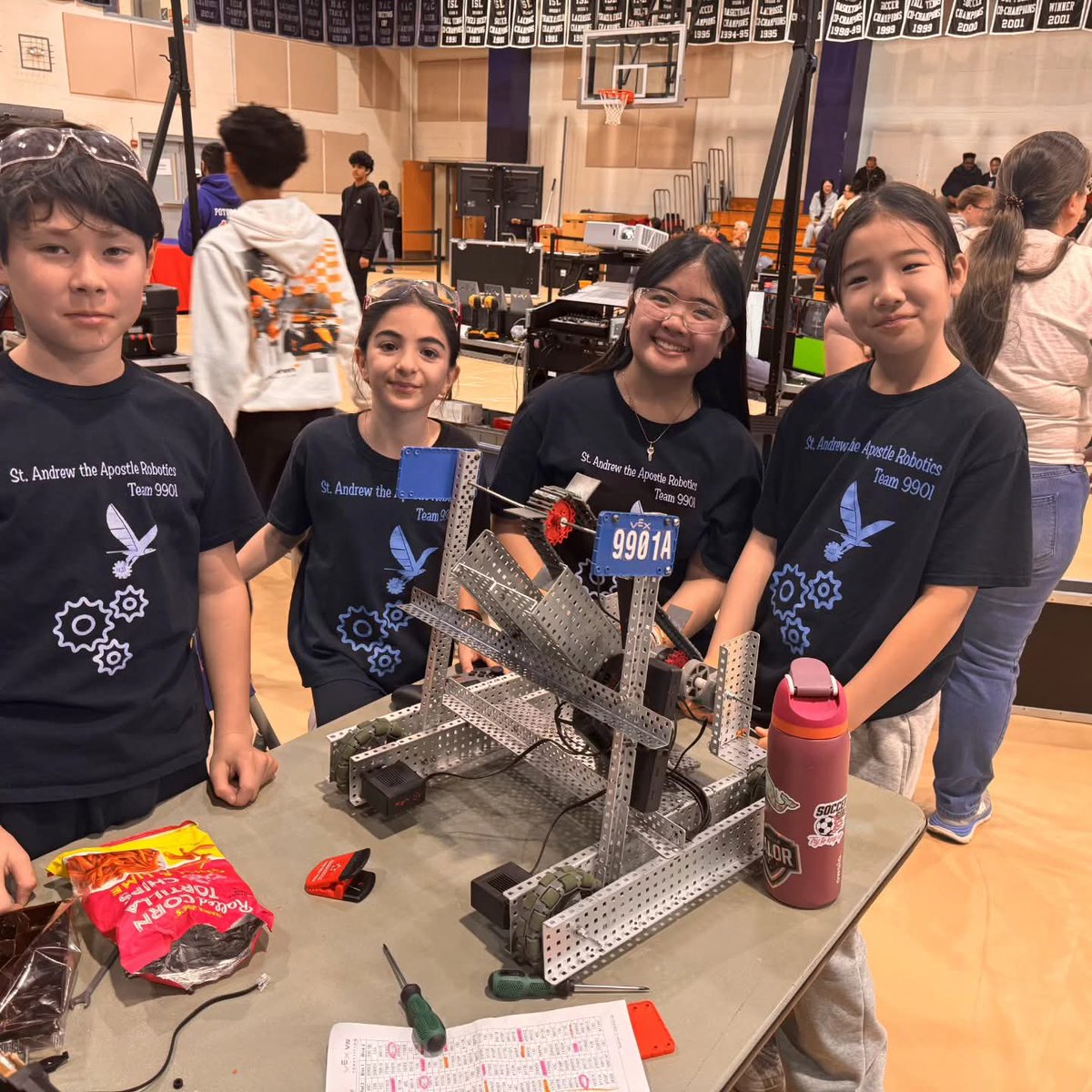 StAndrewEagles's tweet photo. Our Robotics Team showcased their talent and creativity at the recent Robotics Competition! 🤖✨
With teamwork, focus, and determination, our students tackled every challenge with brilliance🚀
@arlingtonchurch @arlingtonOCS @acatholicherald https://t.co/Dk6MlihM7C