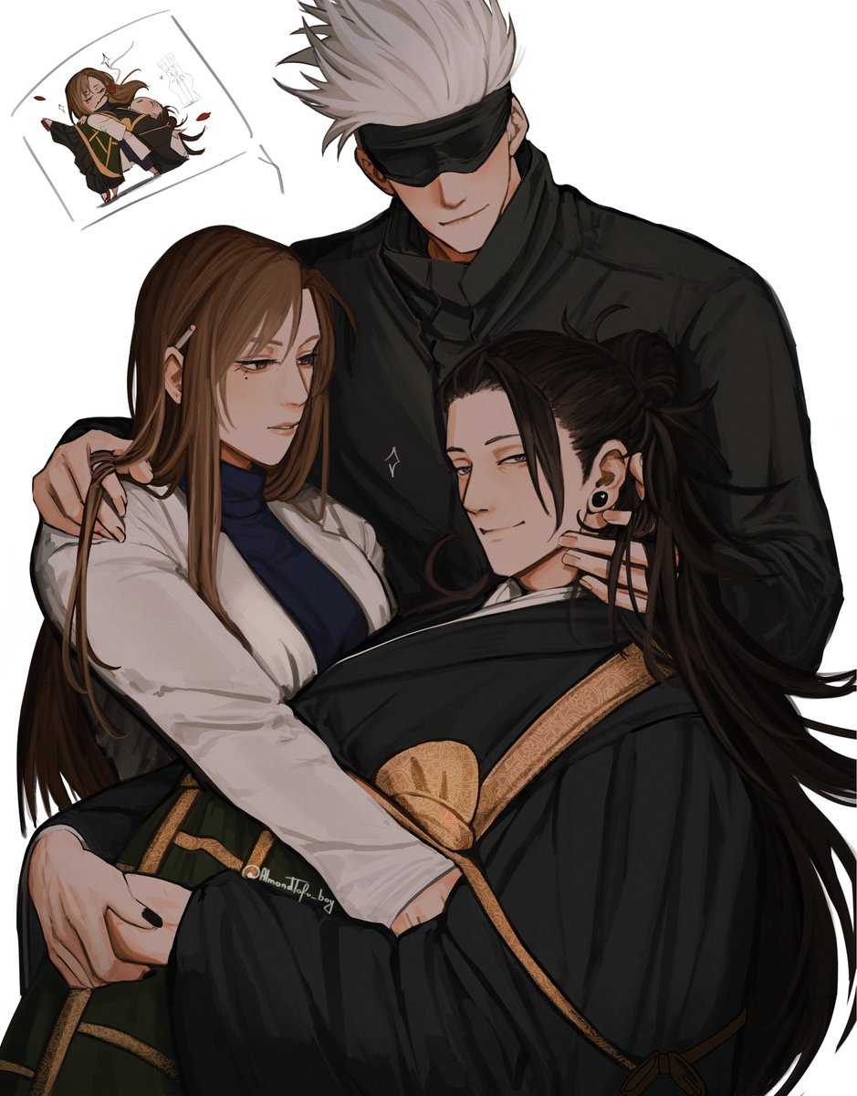 AlmondTofu_boy's tweet image. #jjk trio