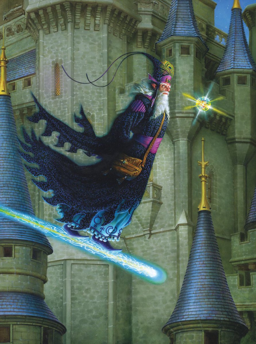 SciFiArchives's tweet image. Don Maitz ‘Wizard’s Approach’ (2003)