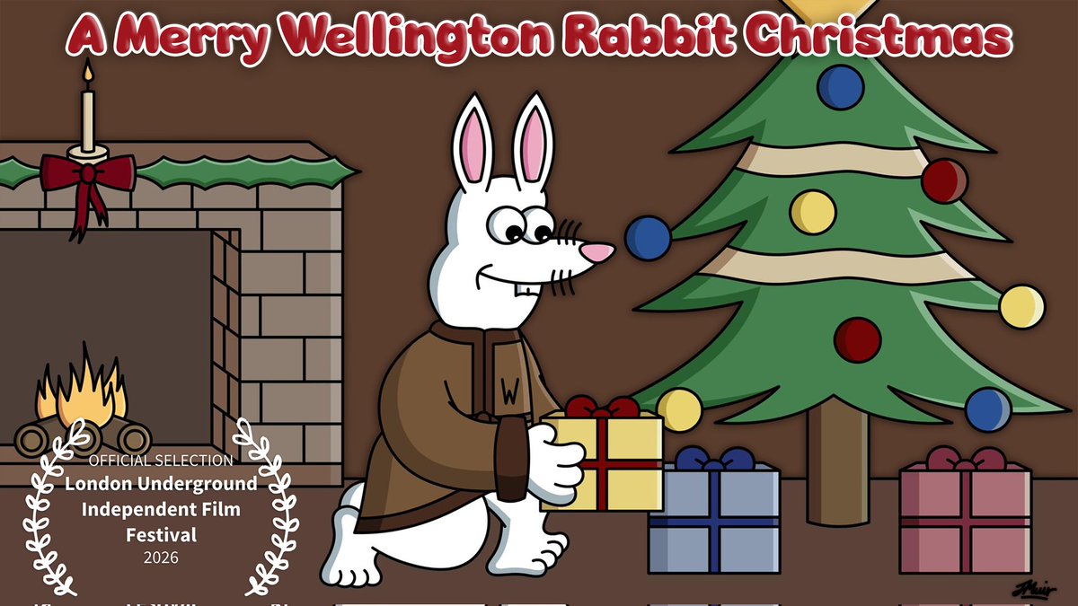 jermaine_muir's tweet image. I am excited to announce that my animated short, 'A Merry Wellington Rabbit Christmas' has been officially selected for the London Underground Film Festival.
#animation #animation2d #characterart #characters #digitalart #Digital #art #FilmFestival #festival