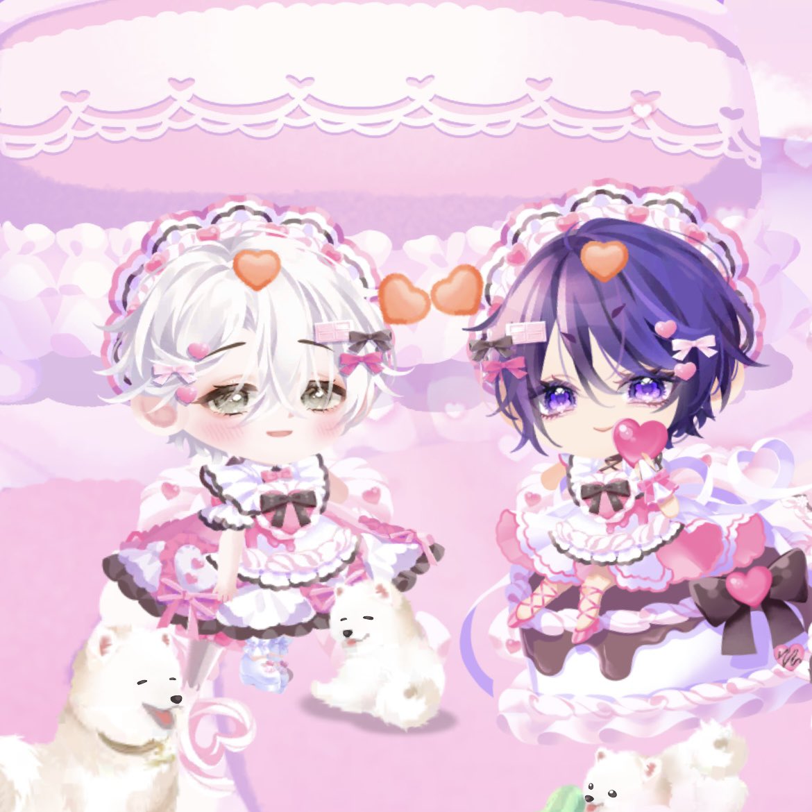 「ありがとうございます…というスクショです︵ 𓂂꜀(^。 ̫。^꜀ )꜆੭ありえ」|૮ . ̫ . ა ⸝꙳のイラスト