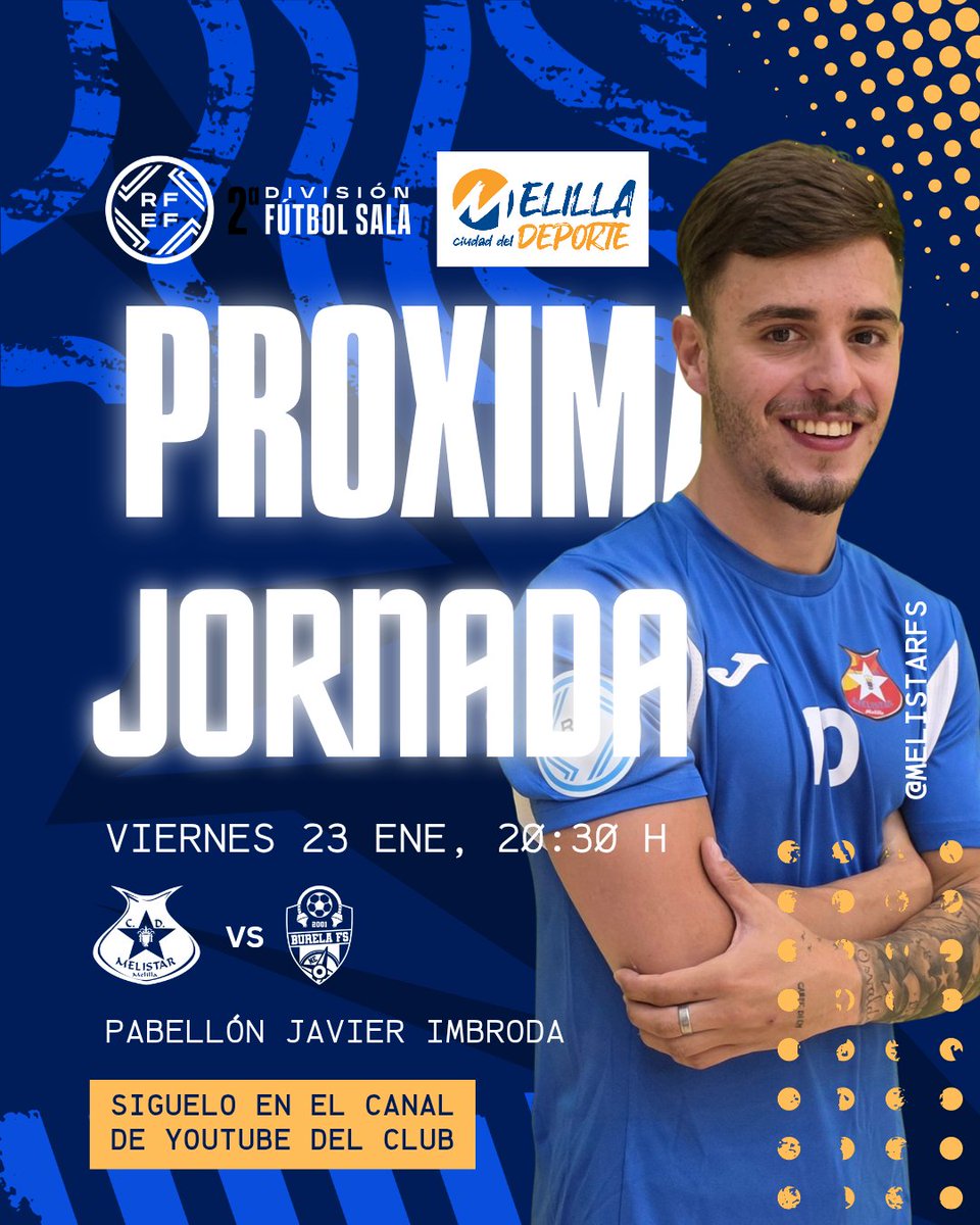 JORNADA 16

📅 Viernes 23 de enero 
⏰️ 20:30 horas
🆚️ <a href="/burelafs/">Reyco Burela FS</a>
📍 Pabellón Javier Imbroda
📺 youtube.com/live/FxIBU4-Xw…