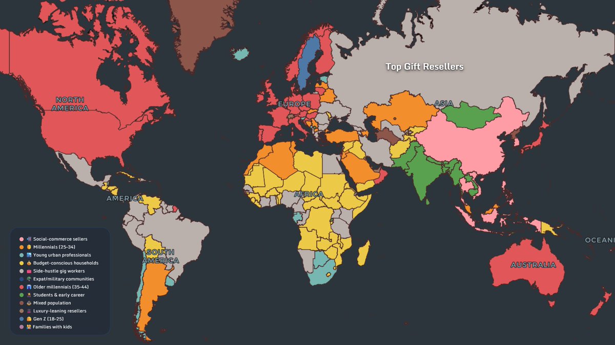 Mapthos's tweet image. 🎁What really happens to gifts after the holidays?  

From returns in the US to resale economies across Asia and Europe, we mapped how the world handles unwanted gifts in 2025.  

mapthos.org/blog/global-gi… 
#Mapthos #DataVisualization #HumanGeography