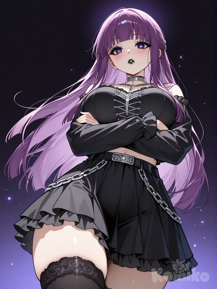 Create an image like this with
<a href="/Komikocollab/">komikoai.collab</a>