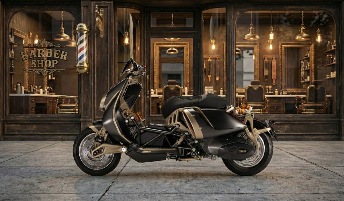 A gentleman's agreement between tradition and innovation.
 
#Italjet #italjetroadster400 #Scooters #ArtinMotion