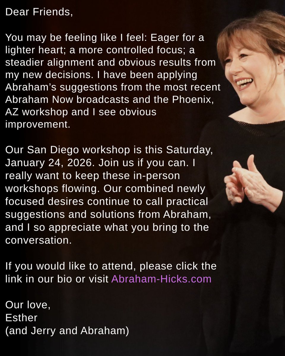 Esther Hicks tweet media