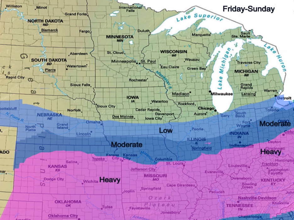 MidwestWeathe_r's tweet photo. Heavy snowfall or areas along and south of I-70. https://t.co/JgwGWTMxFP