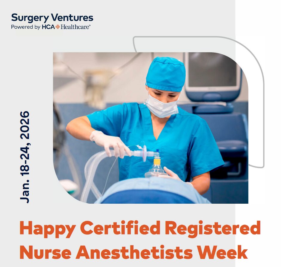 Surgery Ventures, powered by HCA Healthcare tweet media