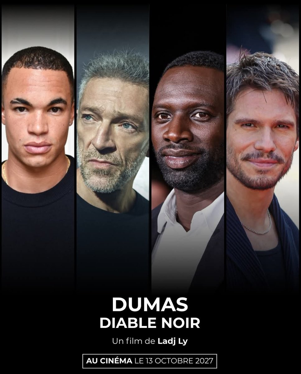 🚨LE TOURNAGE DE DUMAS-DIABLE NOIR EST AVANCÉ🚨

Initialement prévu cet été,Pathé annonce que le tournage commencera dès ce 9 février !

Pour rappel, c'est le prochain blockbuster du groupe suite à leur succès de Monte Cristo, avec Les Mousquetaires partie 3 + Les Rois Maudits ⏳