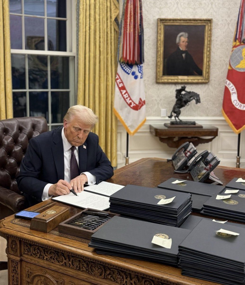 KeithGross's tweet image. One year ago today, President Donald J. Trump was elected to a second term - and got straight to work for the American people.

Here are just a few of the executive orders he signed on Day One:

• Withdrawing the United States from the World Health Organization 
• Restoring…