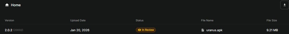 Latest Seeker build has now been submitted to the Solana Team, it carries a -50% app size reduction (now below 10mb) and many fixes.

Hats off to <a href="/solanamobile/">Seeker | Solana Mobile</a> as the new publisher UI is neat, not having to run the cli to update an app is FAST!

Let's keep shippin'