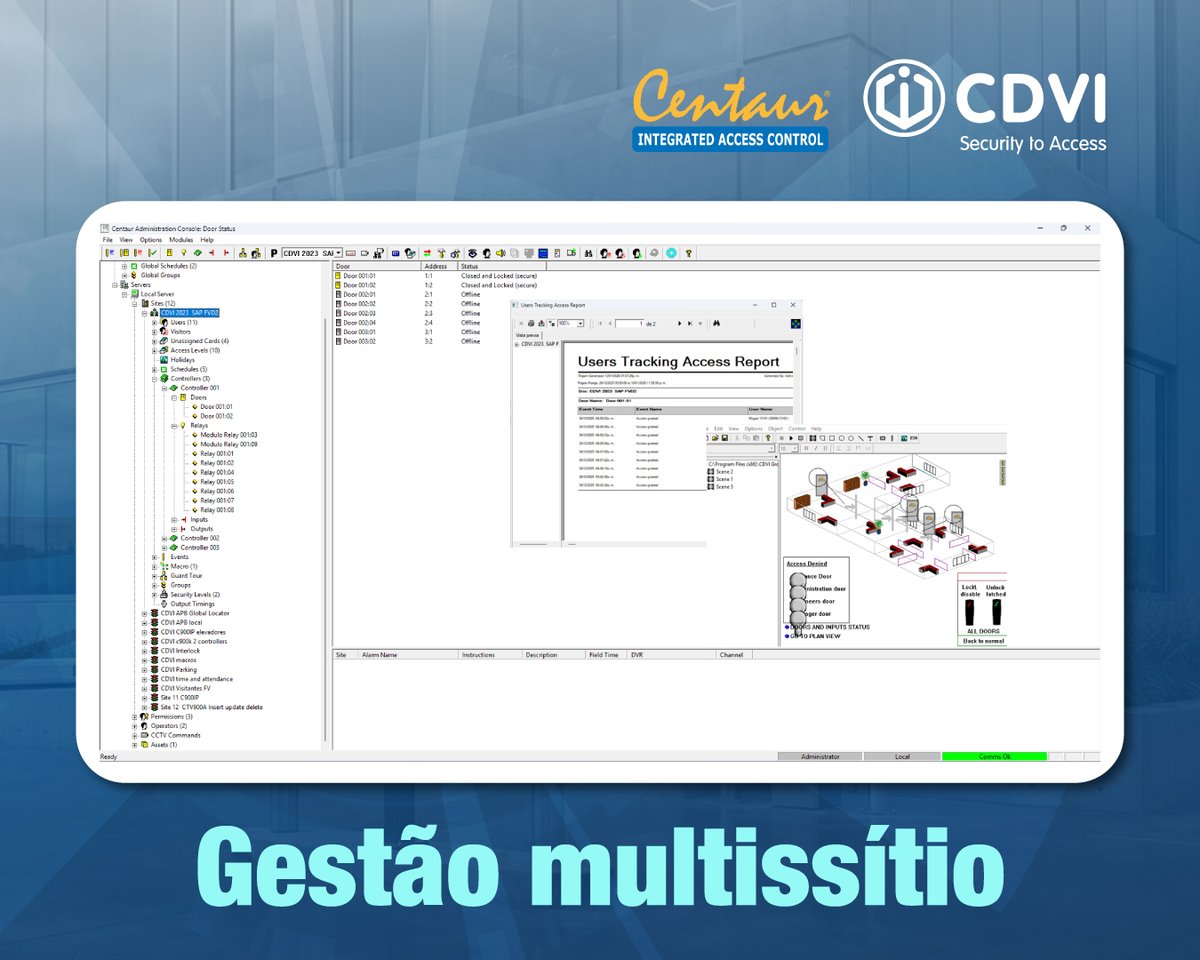 Controle de nível corporativo. 🏢 O Centaur utiliza SQL para gerenciar sistemas complexos de vários locais com total confiabilidade. Estabilidade para seus projetos mais ambiciosos.
🔗👉 tinyurl.com/Centaur-en

#CDVI #Centaur #SegurancaCorporativa #SQL