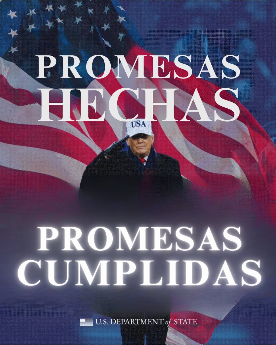 .<a href="/SecRubio/">Secretary Marco Rubio</a>: En solo un año, el presidente Trump ha recuperado la soberanía estadounidense al buscar con determinación la paz a través de la fuerza. Debido a su liderazgo decisivo, nuestros aliados nos respetan, nuestros adversarios nos temen y el pueblo estadounidense es lo