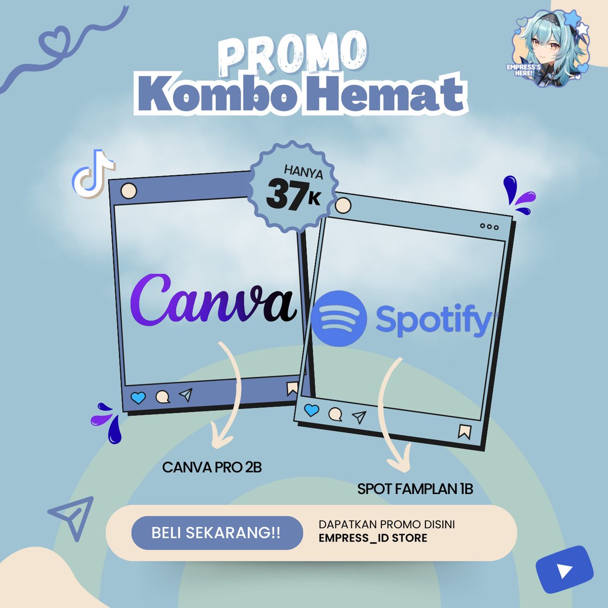 Hii Everyone! 
Empress Bawa Promo Bulan ini, Cek it out!!