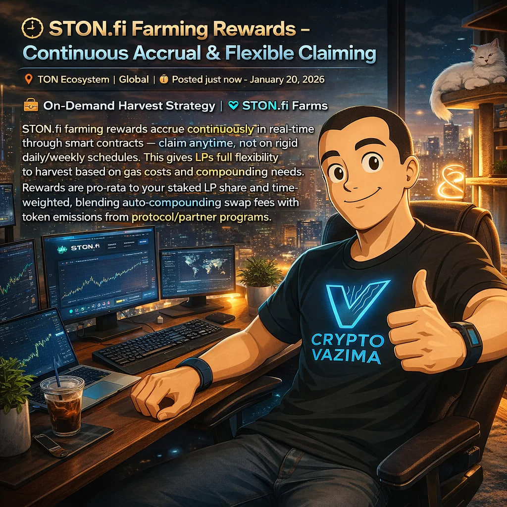 ⏱️ https://t.co/szudLUKimD Farms – Real-Time Continuous Rewards & Anytime  Claims 📍 TON / Global | 💼 Flexible Farming | 🔗 https://t.co/szudLUKimD  https://t.co/szudLUKimD farming rewards accrue continuously block-by-block  — no daily/weekly lock-ins ...