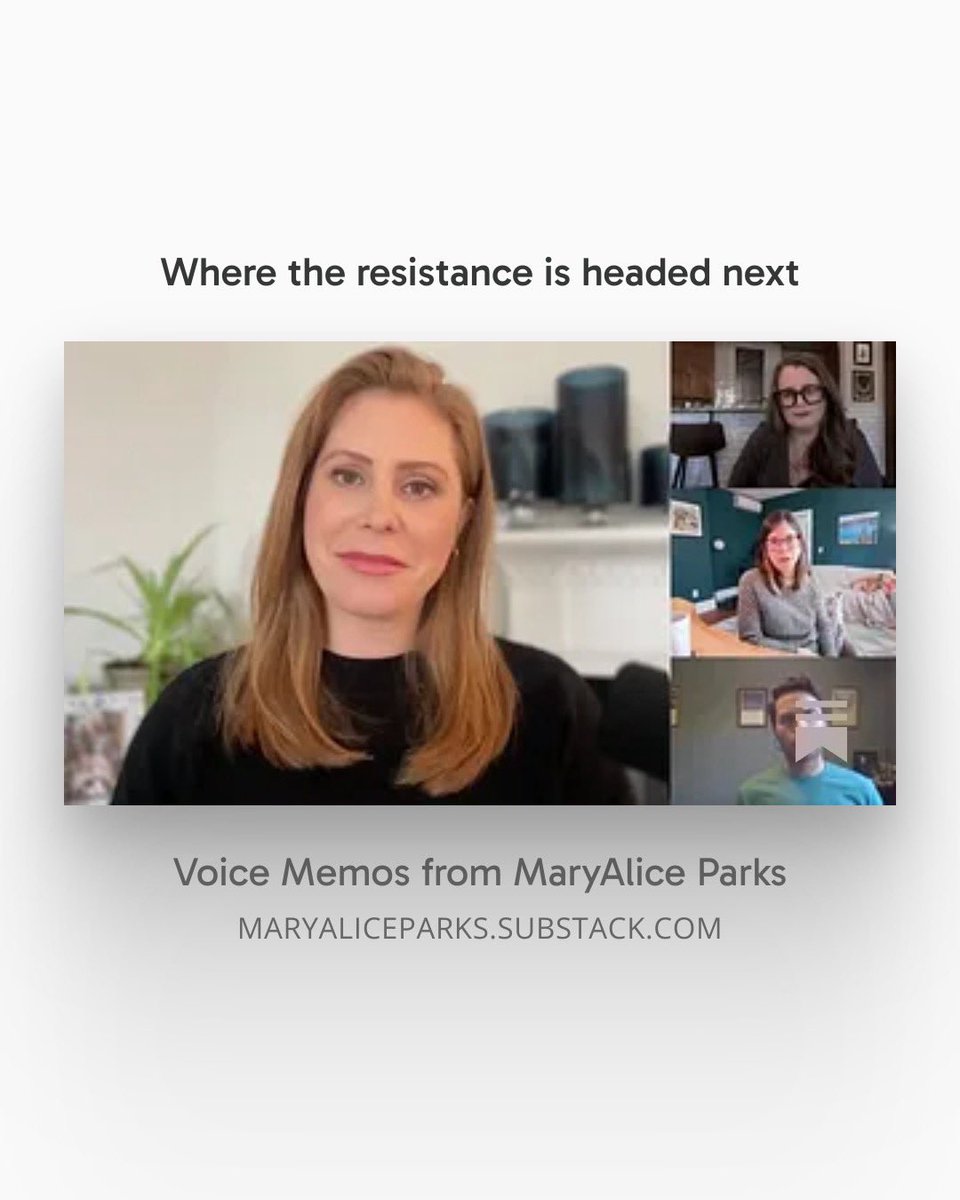 maryaliceparks's tweet photo. One year into President Trump’s second term, I talked with three leading grassroots organizers on the left about the lessons they learned this last year, political violence, and where they see their movement (and the Democratic Party) going forward.

 https://t.co/svZP3nztZU https://t.co/0m2B7oNBiL
