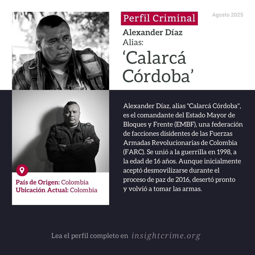 🇨🇴 | Un enfrentamiento armado en Guaviare, Colombia, entre dos disidencias de las FARC comandadas por alias “Iván Mordisco” y “Calarcá“, dejó al descubierto las tensiones por el control de corredores clave en el sur del país. Conozca más sobre Calarcá aquí: