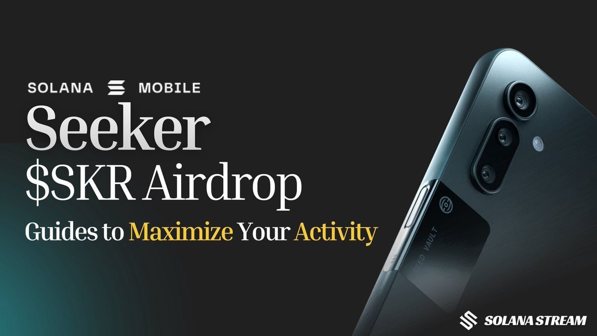 ethincw's tweet photo. The SEEKER is pushing Solana mobile adoption — and $SKR is the incentive.
Airdrop is live.
Rewards go to users who actually participate.

👉 https://t.co/9NpWazmMd1

#SolanaMobile https://t.co/B1nnOhixQK