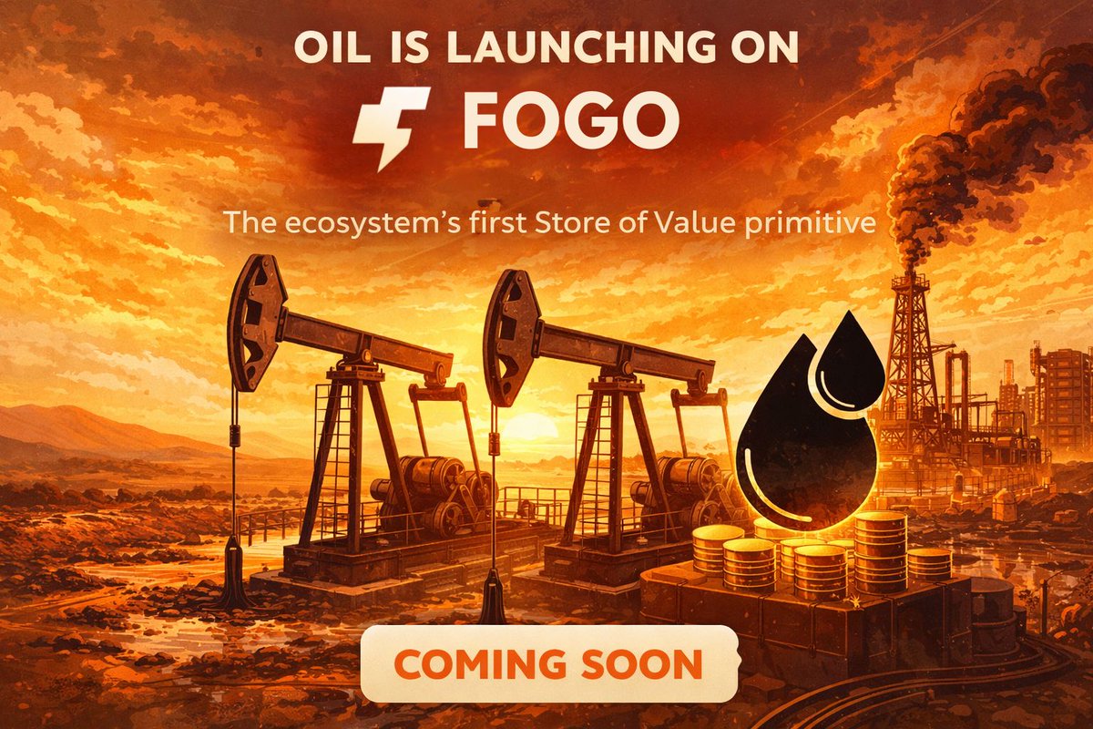 OIL 🤝 Fogo AMA

This Friday, 1/23/26 at 1:00 PM CST
Hosted live in Fogo’s official Discord.

We’ll cover the protocol, the on-chain mining + deflation mechanics, and why OIL is being built as the first Store-of-Value primitive on <a href="/fogo/">Fogo</a>.

Early chain. Early cycle. Early access.