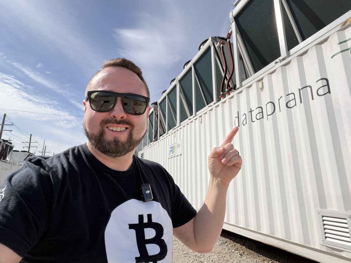 Good Morning, from the land of Bitcoin in Southern Texas with @datapranaio