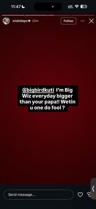 OnlyOneAfe's tweet image. Wizkid call Seun Kuti a ‘fool at 40’ and a Hungry Bastard.

 Big Wiz // Wizzy // Anthony Joshua // Farouk // Wizkid // Fela // Seun kuti // Cook // Press Pass // African