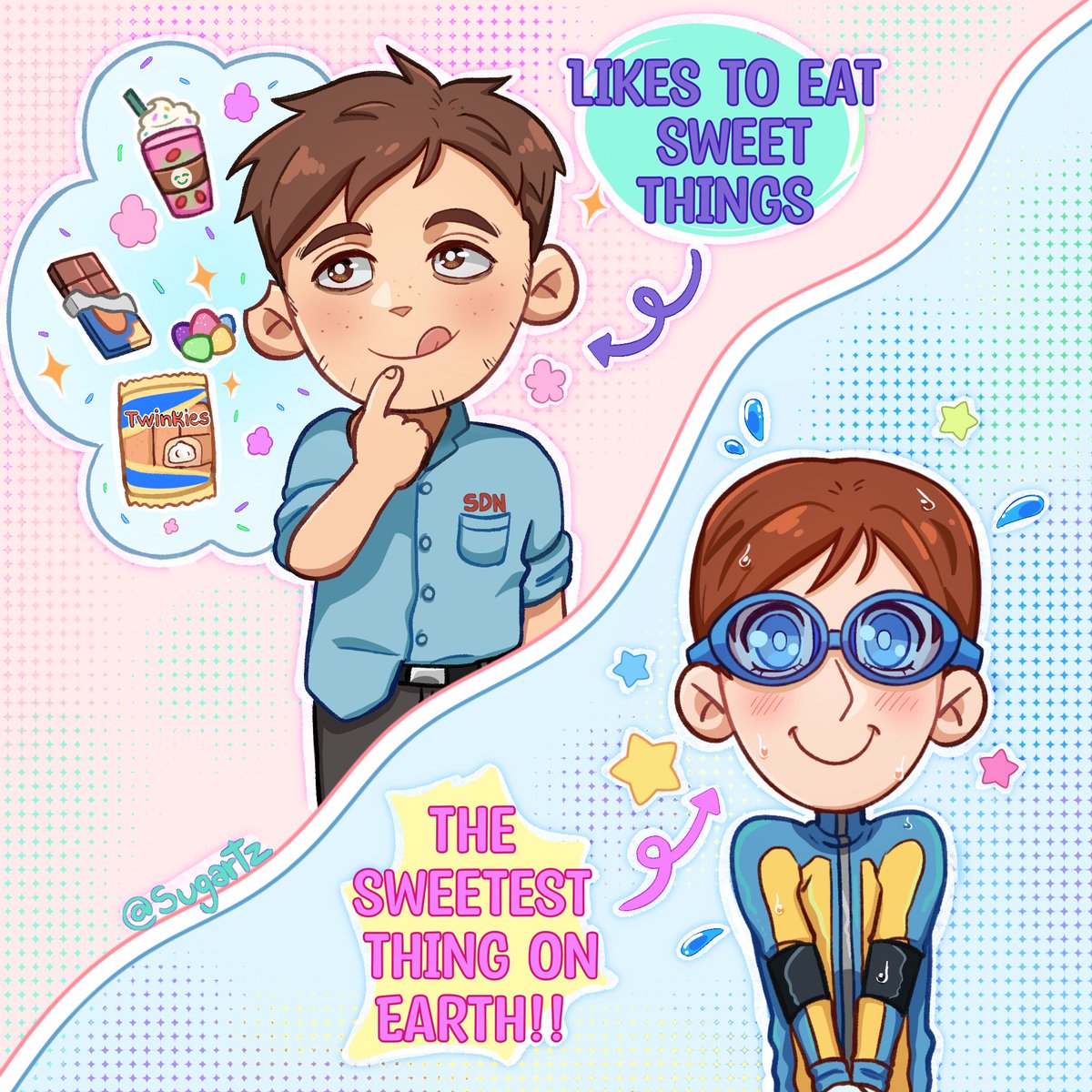 🎶Eat it up, eat it, eat it up~🍭🍬🍫

#waterboy #robertrobertson #watermech #mechaman