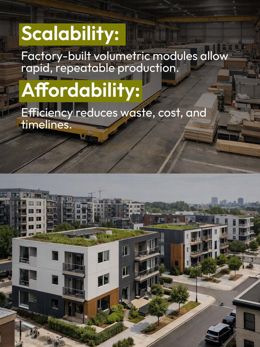 BuiltInsta's tweet photo. Building a Better World starts with how we build🌍

Nature Positive by 2030 isn’t a vision anymore - it’s a responsibility.

Scalable. Affordable. Accessible. Nature Positive.

Volumetric construction turns housing from a burden into a regenerative force.

https://t.co/a5UZj8Il57 https://t.co/QWGCyti30F