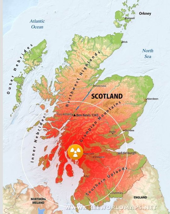 Faslane Effect: We all die in the red zone.