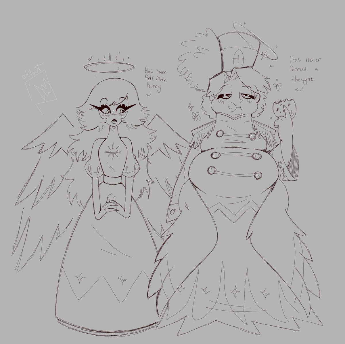 Quick doodle Emily is me frfr
#serapherd