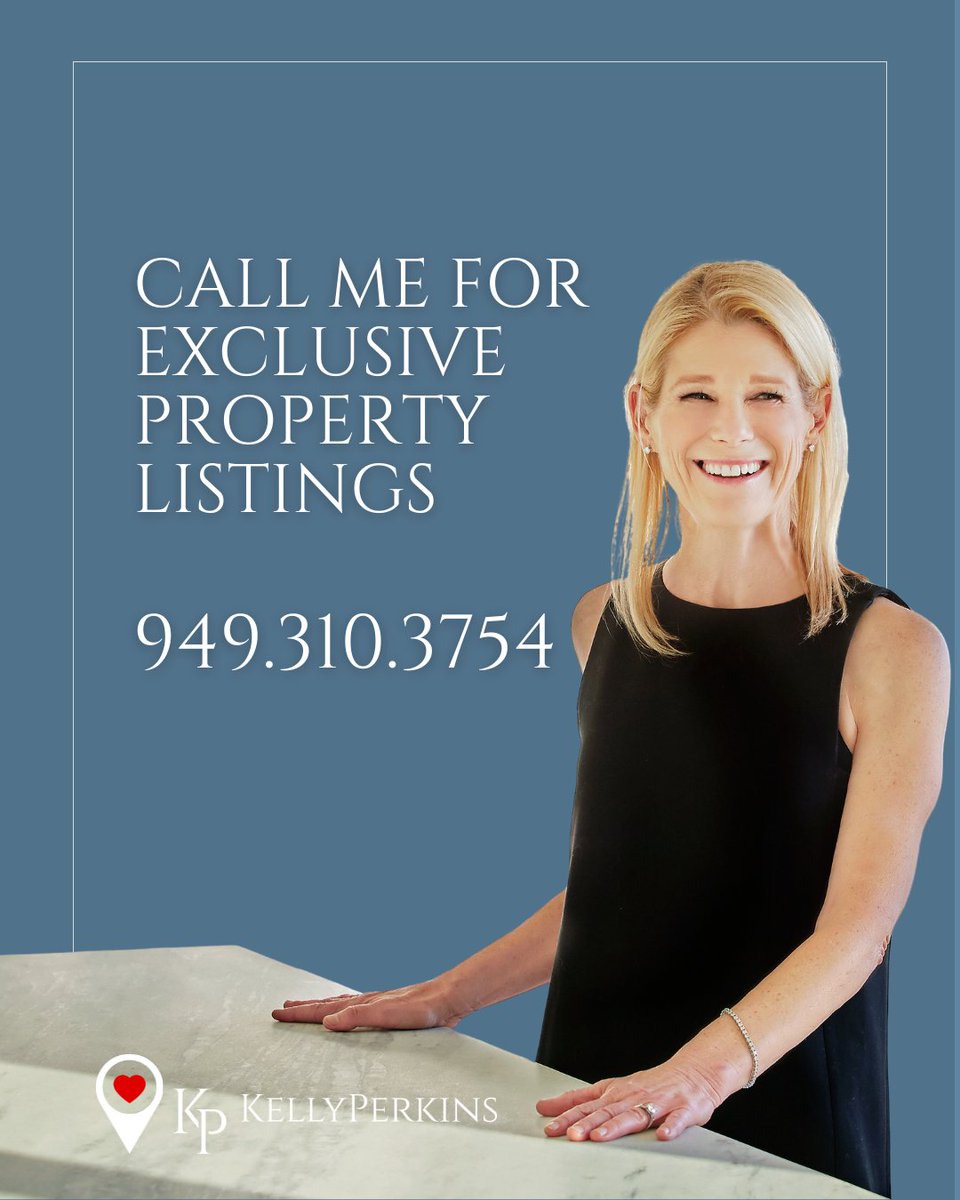 perkykell's tweet image. I connect clients to exclusive properties not found online.

Curious what’s available right now?
Visit the link in bio to learn more.
Or call me directly for exclusive property listings.

949.310.3754

#KellyPerkins REALTOR® | DRE 01932146 | Compass Real Estate