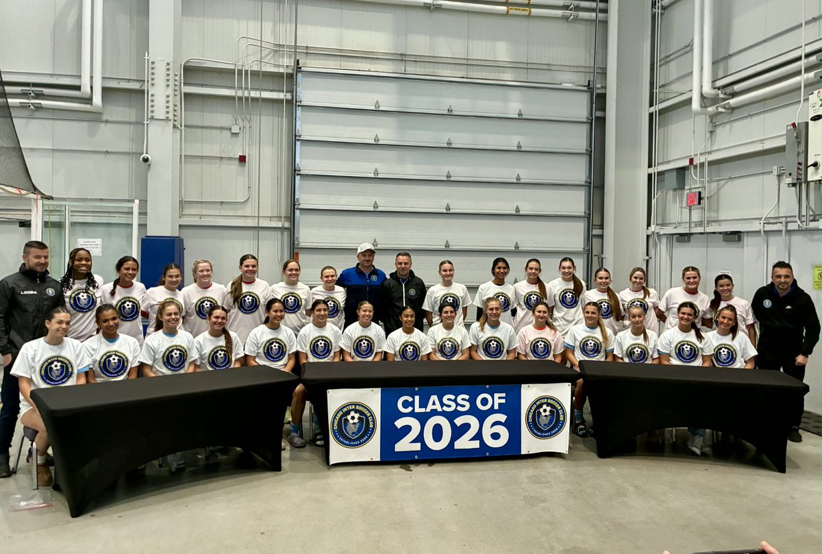chiINTER's tweet photo. We celebrated the #ClassOf2026 yesterday at our 14th Annual College ID Day & Showcase.
A HUGE thank you to our club volunteers, participating clubs, and—most importantly—the college scouts who came out to watch the teams compete. Outstanding exposure for all athletes.
#MoreThanAClub