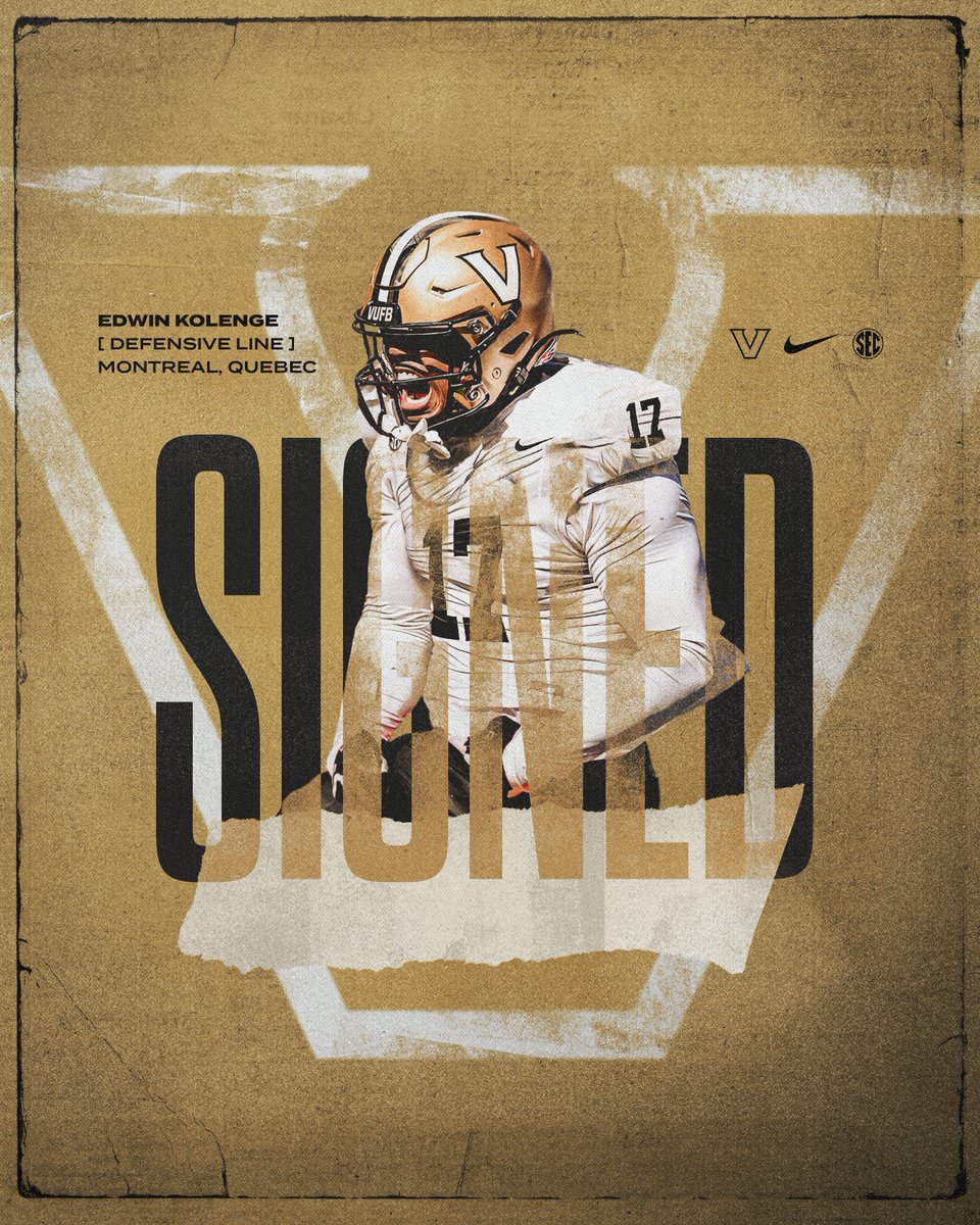 VandyFootball's tweet image. Signed and sealed 🖋️

Officially a Commodore, @EdwinTara!
