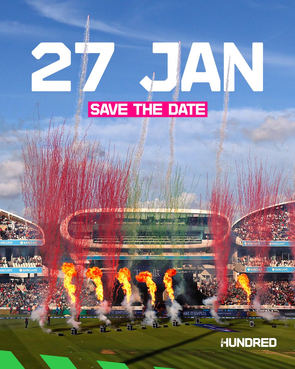 The Hundred tweet media