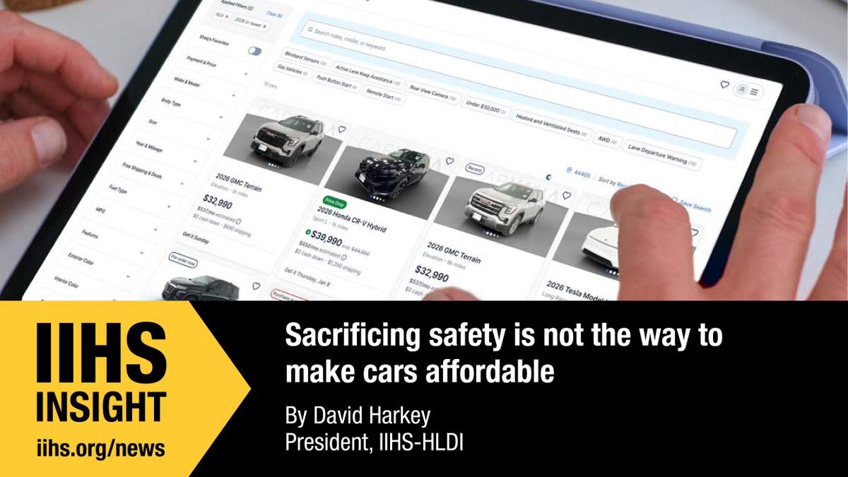 A review of data shows that Federal Motor Vehicle Safety Standards (FMVSS), which have saved over 860,000 lives &amp; prevented 49 million nonfatal injuries, are not the main thing pushing up prices. Read more from our friends @IIHS_autosafety